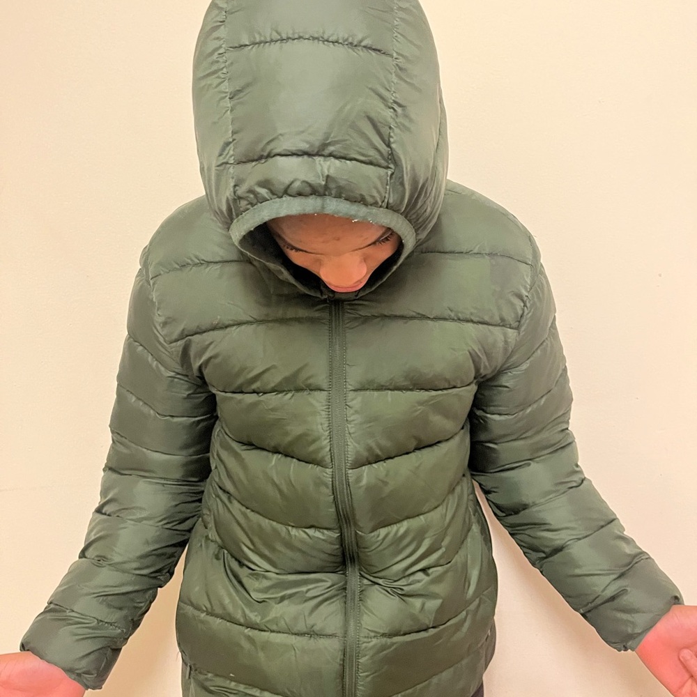 Men winter jacket size Medium hunter Green Puffer Jacket